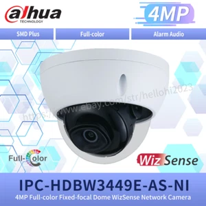Dahua 4MP Dome IP Camera Full-color POE SMD+ WDR H.265+ IP67 IPC-HDBW3449E-AS-NI - Picture 1 of 2