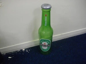 2FT Bank Bottle Box Coins Giant Money Piggy Plastic Pot Savings BEER MAN CAVE - Picture 1 of 1