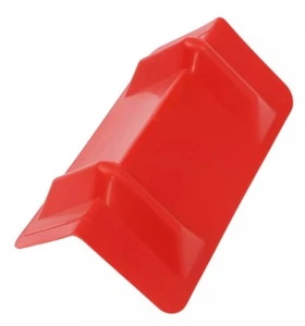 (Paquete de 20) Protector de esquina/borde en V rojo, remolque de camión de plataforma plana de 10,55" - Imagen 1 de 3