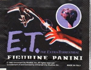 E.T EXTRA TERRESTRIAL ( 1982 ) figurine panini BUSTINA SIGILLATA - Picture 1 of 1