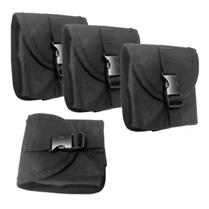 4 Stück Tauchen Gewichte Gürtel Tasche Bleigurt Taschen, Schwarz - Bild 1 von 6