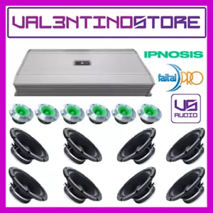 KIT FRONTE DA URLO COMPLETO AMPLIFICATORE +8 FAITAL 20CM+ 6 TW - IPNOSIS / FAITA - Foto 1 di 1