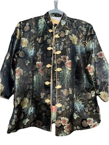 Vintage Silk Chinese Robe Jacket - Picture 1 of 4