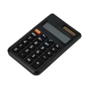 Solar Power Electronic Pocket Calculator Large Display Business School Office - Picture 1 of 5