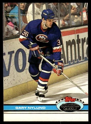 1991-92 Stadium Club #163 Gary Nylund New York Islanders Hockey Card - Image 1 of 2