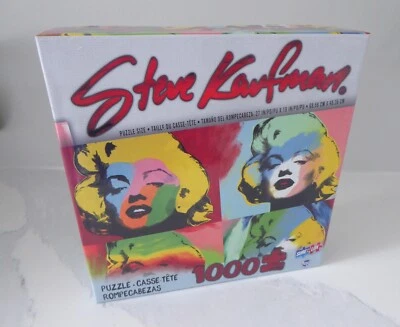 Marilyn Monroe Movie Star Jigsaw Puzzle 1000 Piece by Steve Kaufman New Sealed - Image 1 of 4
