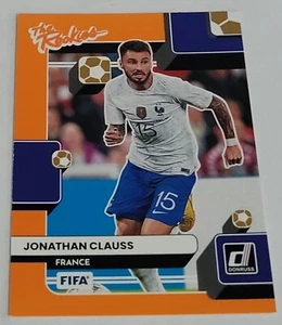 Donruss The Rookies Orange #6 2022-23 Jonathan Clauss Francia - Imagen 1 de 2
