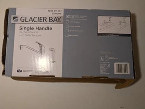 Rubinetto cucina monocomando Glacier Bay con spruzzatore laterale cromato | scatola aperta - Foto 1 di 3