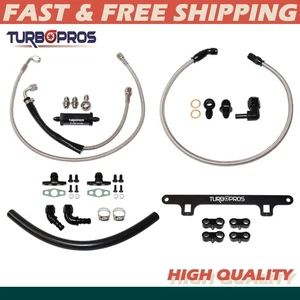 Turbo Pros Oil Feed&Return&Water Line&Support Bracket Kit For Falcon XR6 4.0L - Picture 1 of 16
