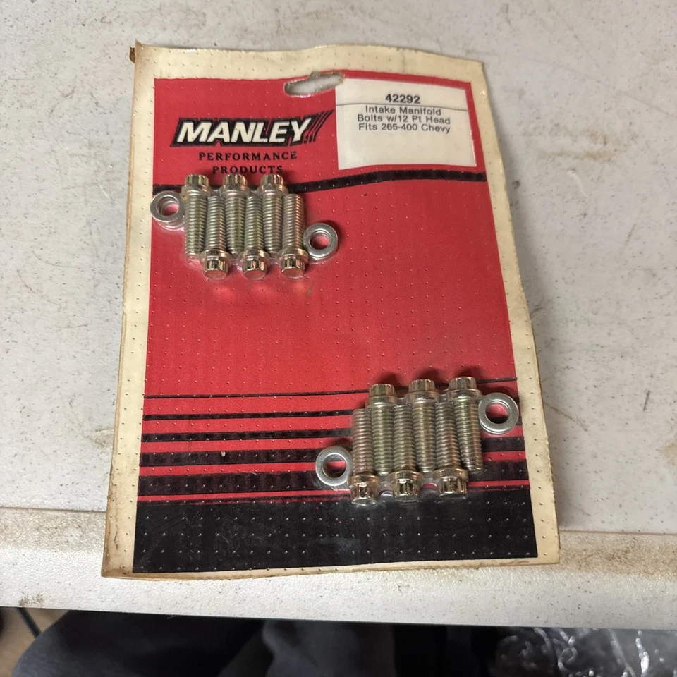 Manley Intake Manifold Bolts w/ 12 Pt Head Fits 265-400 Chevy - Image 1 of 4