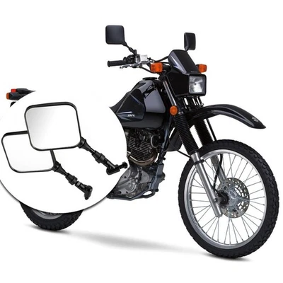 Espejos retrovisores laterales para moto Suzuki DR250 DR125SE DRZ400SM DR200SE DR650 Foto 1 de 4