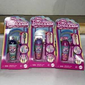 Mattel Mini Barbie Land Pop Reveal Muñeca 3 Colores Diferentes Lote de 3 Nuevo Precintado - Imagen 1 de 7