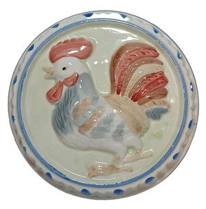 Vintage Hahn Huhn Keramik Bauernhaus Landhaus Küche Wandbehang Dekoration - Bild 1 von 13