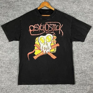 T-shirt VINTAGE Psychostick Band uomo taglia small concerto tour metallo - Foto 1 di 11