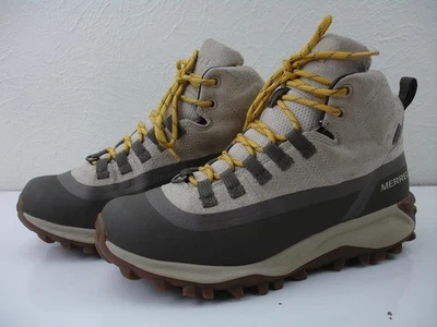 Botas de gamuza Merrell para mujer 8 M térmicas Snowdrift Mid Oyster aisladas impermeables Foto 1 de 4