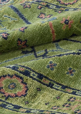Green Oushak Rug 4x6 5x7 6x9 8x10 8x11 9x12 10x14 12x15 ft Hand Knotted Area Rug - Image 1 of 4