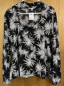 Neu mit Etikett Simonton Says Holiday Party Glitzer Glitzer LS Shirt Größe Medium hergestellt in den USA - Bild 1 von 7