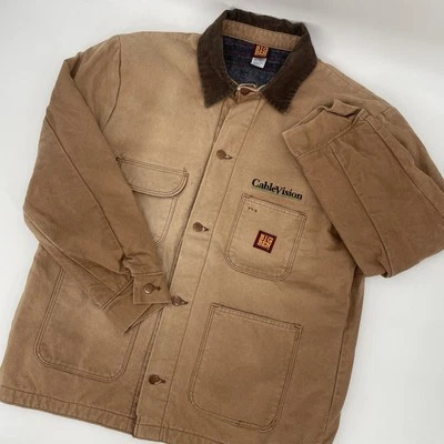 Vintage Big Ben Blanket Lined Canvas Chore Jacket - Mens Size 42  - Made In USA Foto 1 de 4