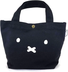 HAPITAS [Mini bolso de mano negro de lona Miffy Nijntje Pluis: Miffy Face] - Imagen 1 de 5