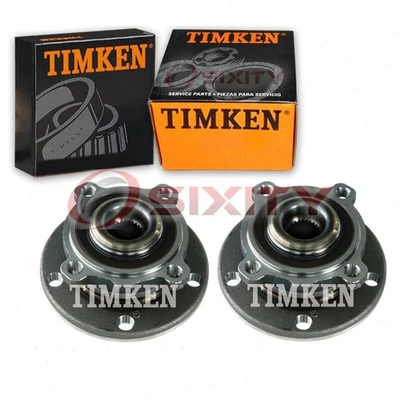 Conjunto de buje de cojinete de rueda trasera Timken de 2 piezas para Mini Cooper le 2011-2015 Foto 1 de 4