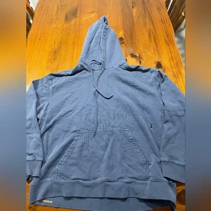 Pullover Ksubi Para Hombres Azul Negro Cruz 100% Algodón 4 x 4 Biggie Sudadera con Capucha Talla Grande - Imagen 1 de 8