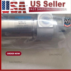 US FREE TAX New Festo DSNU-32-80-PPV-A 196023 Round cylinder - Picture 1 of 3