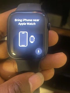 Apple Watch Series 9 45MM Black A2984 Aluminum + Ceramic Case GPS + LTE S/M Band - Zdjęcie 1 z 9