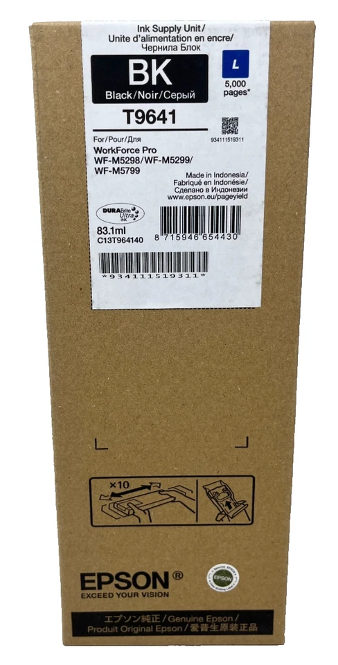 Epson T9641 Original Cartridge Workforce Pro WF-M5298/WF-M5299/M5799 [09/2024] - Image 1 of 3