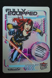 2024 Fleer Ultra Matriarchs Of Marvel Fully Equipped BLACK WIDOW - Foto 1 di 2
