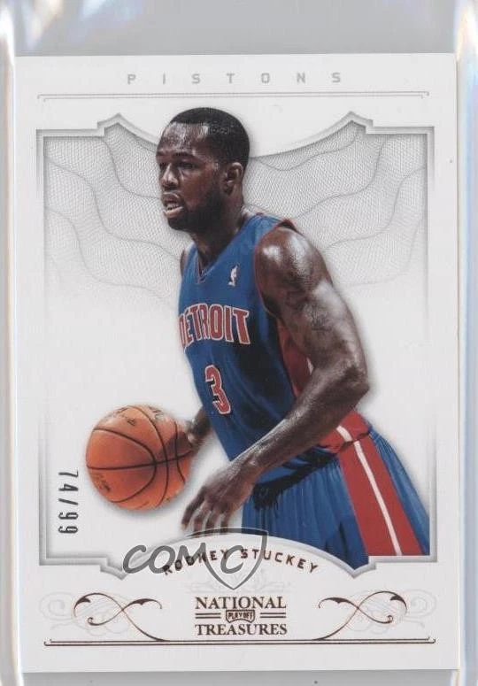 2012-13 Panini National Treasures /99 Rodney Stuckey #61 - Image 1 of 2