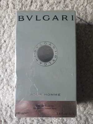 BVLGARI POUR HOMME 100% ПОДЛИННАЯ туалетная вода 3,4 унц /100 мл спрей запечатанный - Изображение 1 из 4