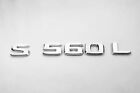 S560l S560 S 560  Chrome Car Letter Number Rear Boot Badge Emblem