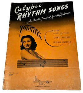 1944 LIONEL BELASCO Calypso Rhythm Songs Island Music Songbook  Sheet Music - Picture 1 of 3