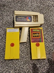 Fisher Price Movie Viewer Cartridge Sesame Street Alphabet, Numbers #489 #486 - Picture 1 of 4