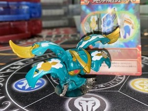 Bakugan BakuTech Ventus Lashow Falco & Ability Card MG Japan Import Rare