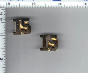 BLUE BLOODS Television Show - NYC Fictitious 15th Precinct Gold Collar Brass Set - Picture 1 of 1