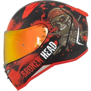 Broken Head (A-Minus-Ware) Jack S. V2 Pro Rot + Verspiegeltes Visier - Bild 1 von 13