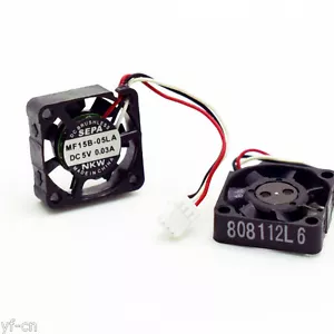 4pcs SEPA MF15B-05LA 15x15x5mm 1505 5V 0.03A Small Mini Micro Server Cooling Fan - Bild 1 von 3