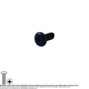 Screw Machine Pan Phillips Steel Black Metric M3 6mm M3-0.5x6 20pcs - Picture 1 of 3