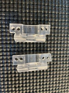 Team Associated 6004 RC10CC Classic Clear Rear Arm Mounts Fits Vintage Sets Also - Picture 1 of 3