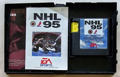 NHL 95 (Sega Genesis, EA Sports, 1995) - Complete, CIB - Image 1 of 4