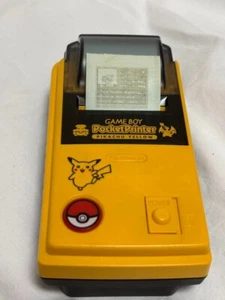 Nintendo GameBoy Pocket Printer Picachu MGB-007 yellow console only USED - Picture 1 of 8