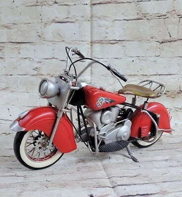 Harley Davidson Indian Motocicleta Motocicleta Vintage Reproducción Regalo Foto 1 de 4