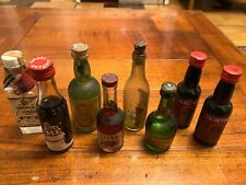 8 mignonettes alcool anciennes (dont cognac etc...)
