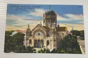 St Augustine FL-Florida, Flagler Memorial Church, Religion, Vintage Postcard - Picture 1 of 2