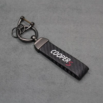 CARBON KINGS Mini Cooper S Carbon Fibre Key Ring Chain John Cooper Works Premium & Durable