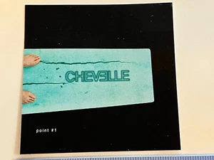 CHEVELLE (BAND) 'POINT 1' PROMO 4"x4" STICKER ©1999 (STEVE ALBINI) - Picture 1 of 3