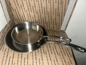 Tools Professional 8”/10” Stainless Steel Frying Pan Set - Picture 1 of 9