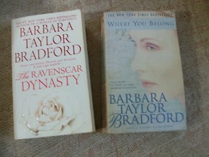 The Ravenscar Dynasty + Where You Belong--- 2 Barbara Taylor Bradford paperbacks - Picture 1 of 10