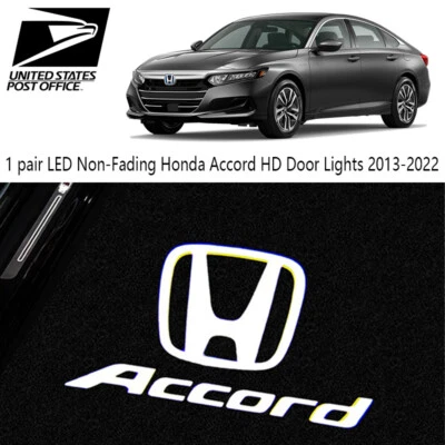 Luces de charco de puerta proyector láser de coche HD que no se desvanecen para Honda Accord 2013-2022 Foto 1 de 4